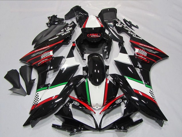 Carenados Moto R6 06-07 - Negro Rojo Verde Carenados Moto R6 06-07 - Negro Rojo Verde