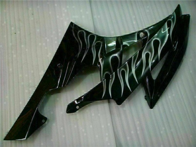 Carenados Moto R6 06-07 - Plata Llama Negro Carenados Moto R6 06-07 - Plata Llama Negro