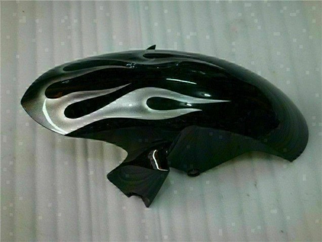 Carenados Moto R6 06-07 - Plata Llama Negro Carenados Moto R6 06-07 - Plata Llama Negro