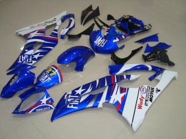 Carenados Moto R6 08-16 - Azul Blanco Fiat 27 Rojo Wudy