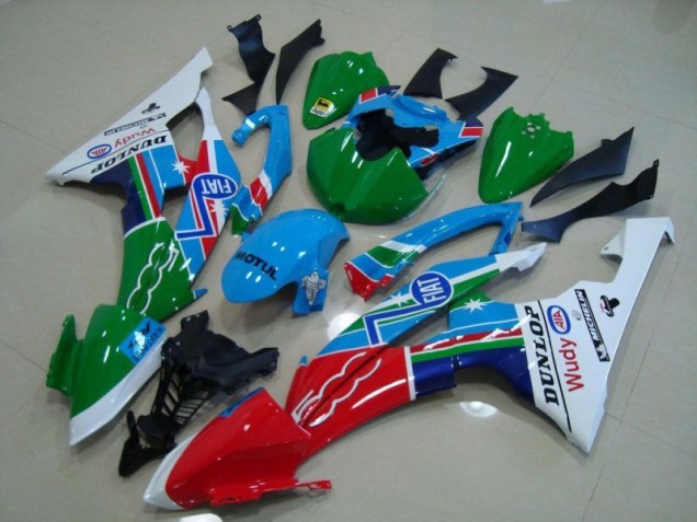 Carenados Moto R6 08-16 - Azul Blanco Fiat Verde Rojo Wudy Motul Dunlop Carenados Moto R6 08-16 - Azul Blanco Fiat Verde Rojo Wudy Motul Dunlop