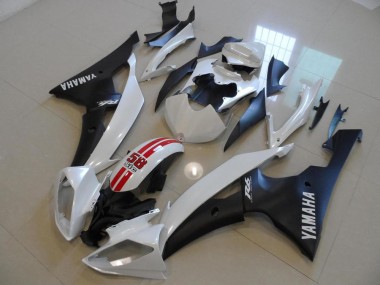 Carenados Moto R6 08-16 - Blanco Perla & Negro 58 Sic