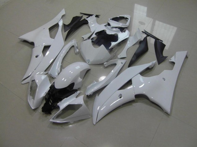 Carenados Moto R6 08-16 - Blanco Perla Sin Calcomanías Carenados Moto R6 08-16 - Blanco Perla Sin Calcomanías