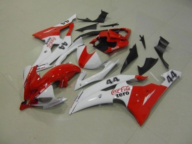 Carenados Moto R6 08-16 - Blanco Rojo Coca Cola Zero 44