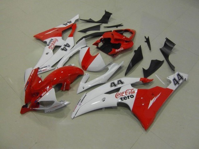 Carenados Moto R6 08-16 - Blanco Rojo Coca Cola Zero 44 Carenados Moto R6 08-16 - Blanco Rojo Coca Cola Zero 44