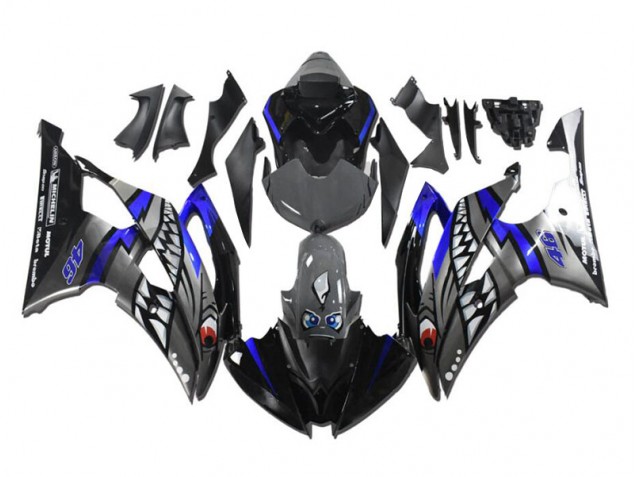 Carenados Moto R6 08-16 - Gris Azul Tiburón Carenados Moto R6 08-16 - Gris Azul Tiburón