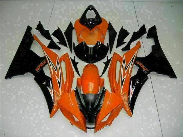 Carenados Moto R6 08-16 - Naranja Negro Carenados Moto R6 08-16 - Naranja Negro