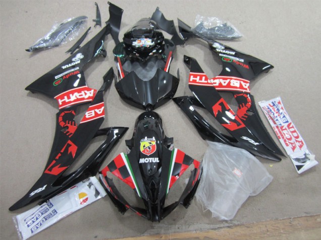 Carenados Moto R6 08-16 - Negro Blanco Motul