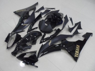 Carenados Moto R6 08-16 - Negro con Oro Pegatinas