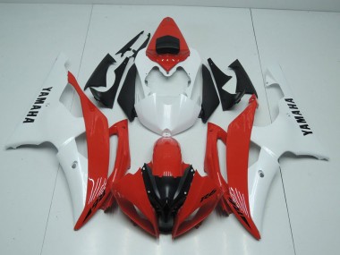 Carenados Moto R6 08-16 - Rojo & Blanco Perla