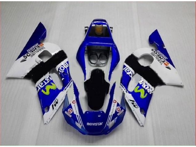Carenados Moto R6 98-02 - Azul Verde Blanco Carenados Moto R6 98-02 - Azul Verde Blanco