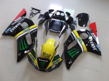 Carenados Moto R6 98-02 - Negro Amarillo Monster