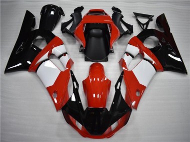 Carenados Moto R6 98-02 - Negro Blanco