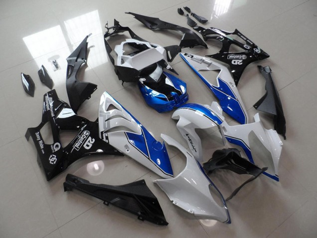 Carenados Moto S1000RR 09-14 - Blanco Azul Negro Carenados Moto S1000RR 09-14 - Blanco Azul Negro