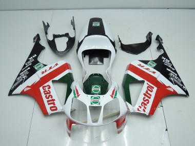 Carenados Moto VTR 1000 00-06 - Blanco Negro Rojo Castro