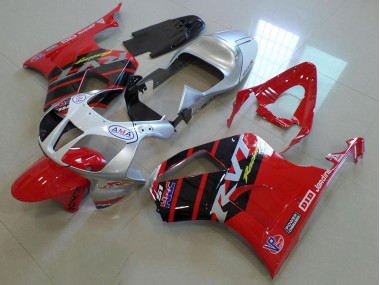 Carenados Moto VTR 1000 00-06 - Rojo Plata