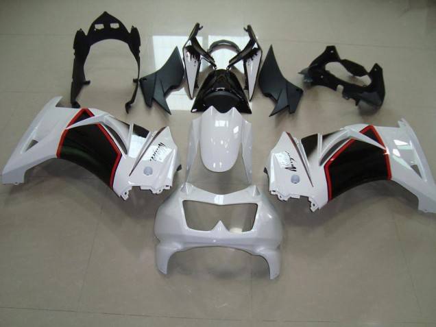Carenados Moto ZX 250R 08-12 - Blanco Perla Negro Carenados Moto ZX 250R 08-12 - Blanco Perla Negro
