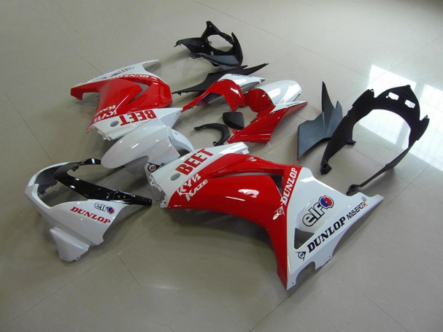 Carenados Moto ZX 250R 08-12 - Rojo Blanco BEET Carenados Moto ZX 250R 08-12 - Rojo Blanco BEET