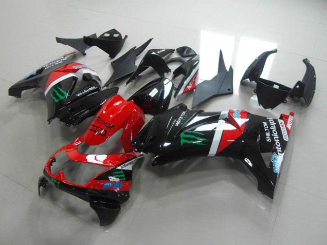 Carenados Moto ZX 250R 08-12 - Rojo & Negro Monster Carenados Moto ZX 250R 08-12 - Rojo & Negro Monster