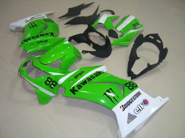 Carenados Moto ZX 250R 08-12 - Verde & Blanco Carenados Moto ZX 250R 08-12 - Verde & Blanco