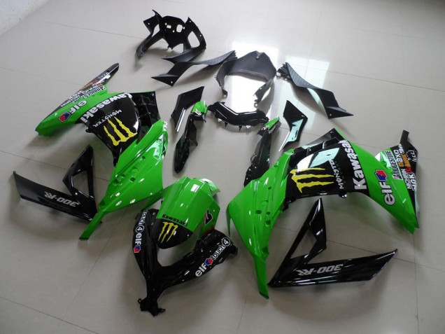 Carenados Moto ZX 300R 13-16 - Negro Verde Monster Carenados Moto ZX 300R 13-16 - Negro Verde Monster
