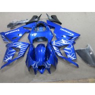 Carenados Moto ZX10R 03-05 - Azul Blanco Llama