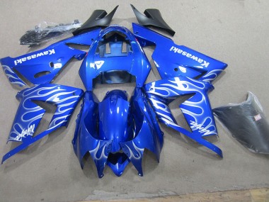 Carenados Moto ZX10R 03-05 - Azul Blanco Llama