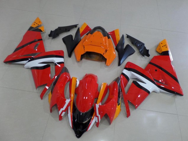 Carenados Moto ZX10R 03-05 - Naranja Negro & Blanco Carenados Moto ZX10R 03-05 - Naranja Negro & Blanco