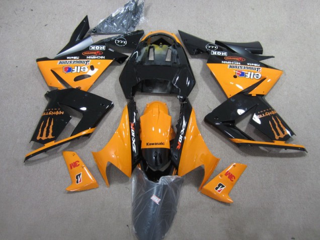 Carenados Moto ZX10R 03-05 - Negro Naranja 3M Monster Carenados Moto ZX10R 03-05 - Negro Naranja 3M Monster