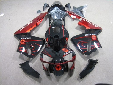 Carenados Moto ZX10R 03-05 - Negro Rojo Racardi