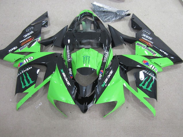 Carenados Moto ZX10R 03-05 - Negro Verde Monster Carenados Moto ZX10R 03-05 - Negro Verde Monster