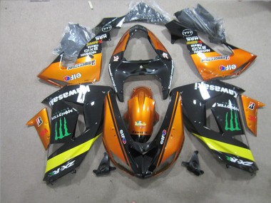 Carenados Moto ZX10R 06-07 - Negro Naranja Monster