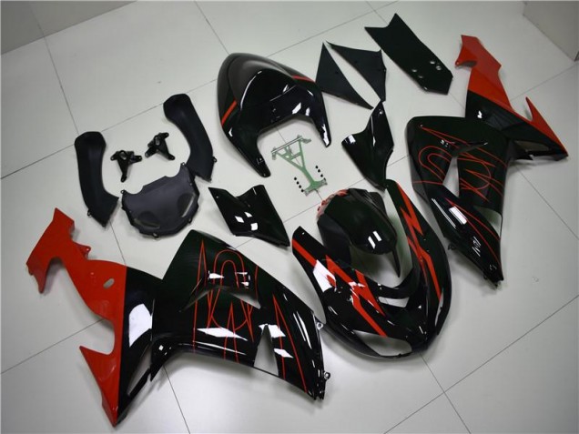 Carenados Moto ZX10R 06-07 - Negro Rojo Carenados Moto ZX10R 06-07 - Negro Rojo