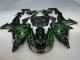 Carenados Moto ZX10R 06-07 - Negro Verde Llama Carenados Moto ZX10R 06-07 - Negro Verde Llama