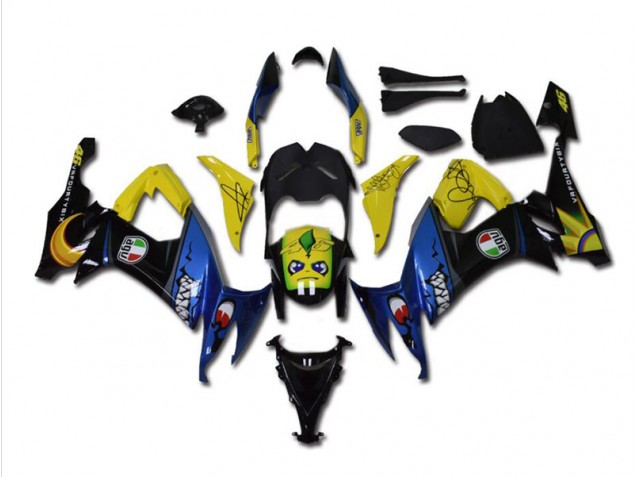 Carenados Moto ZX10R 08-10 - Azul Tiburón Carenados Moto ZX10R 08-10 - Azul Tiburón