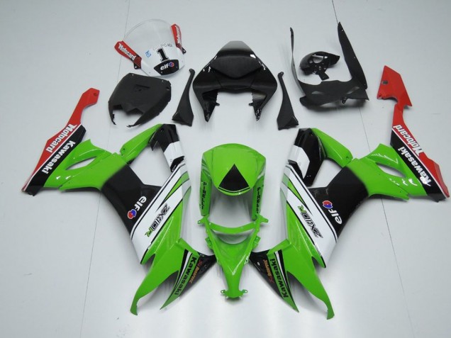 Carenados Moto ZX10R 08-10 - Blanco Negro & Verde Carenados Moto ZX10R 08-10 - Blanco Negro & Verde