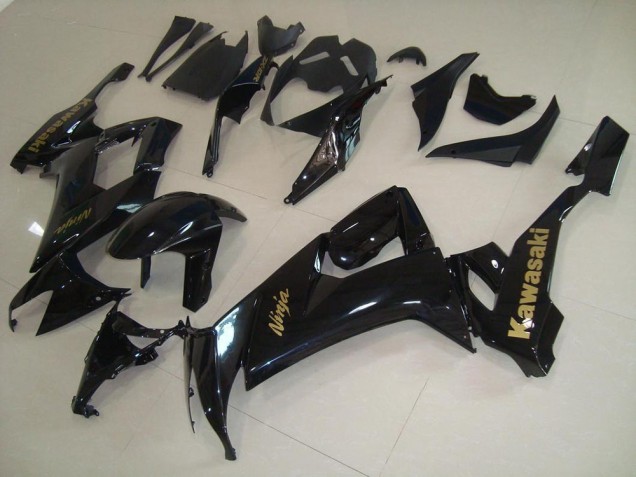 Carenados Moto ZX10R 08-10 - Brillante Negro con Oro Pegatinas Carenados Moto ZX10R 08-10 - Brillante Negro con Oro Pegatinas
