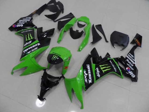 Carenados Moto ZX10R 08-10 - Verde & Negro Monster Carenados Moto ZX10R 08-10 - Verde & Negro Monster