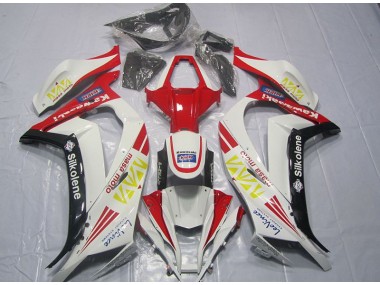 Carenados Moto ZX10R 11-15 - Blanco Rojo Silkolene