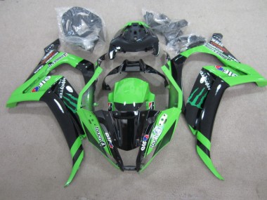 Carenados Moto ZX10R 11-15 - Negro Verde Touch4 Monster
