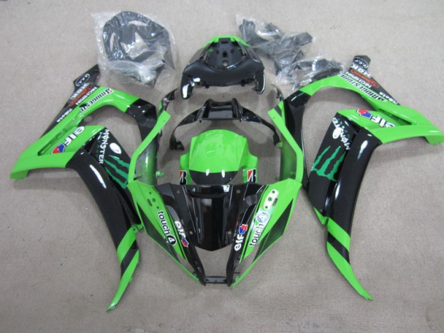 Carenados Moto ZX10R 11-15 - Negro Verde Touch4 Monster Carenados Moto ZX10R 11-15 - Negro Verde Touch4 Monster