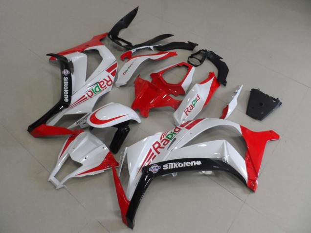 Carenados Moto ZX10R 11-15 - Rojo & Blanco Rapid Carenados Moto ZX10R 11-15 - Rojo & Blanco Rapid