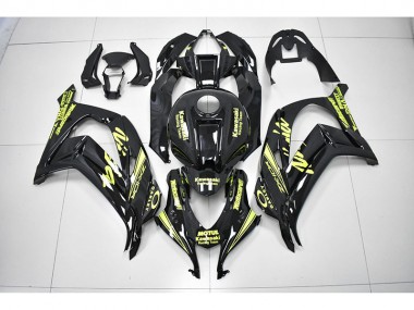 Carenados Moto ZX10R 16-19 - Negro Amarillo Equipo de Carreras Ninja