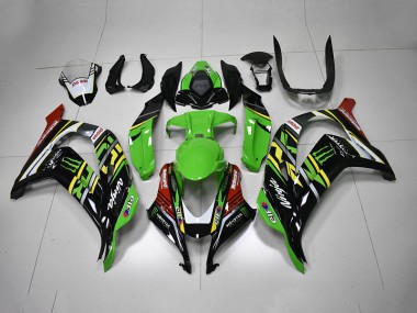 Carenados Moto ZX10R 16-19 - Verde Negro Rojo Ninja Monster