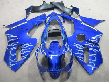 Carenados Moto ZX12R 02-06 - Azul Blanco Llama