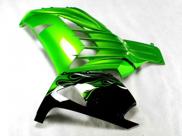 Carenados Moto ZX14R ZZR 1400 12-21 - Verde Negro Carenados Moto ZX14R ZZR 1400 12-21 - Verde Negro