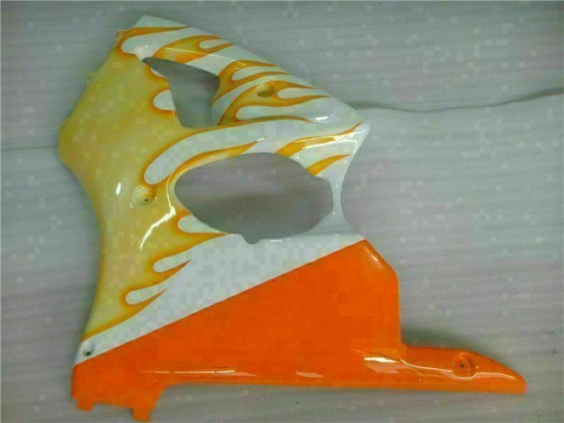 Carenados Moto ZX6R 00-02 - Blanco Amarillo Llama Carenados Moto ZX6R 00-02 - Blanco Amarillo Llama