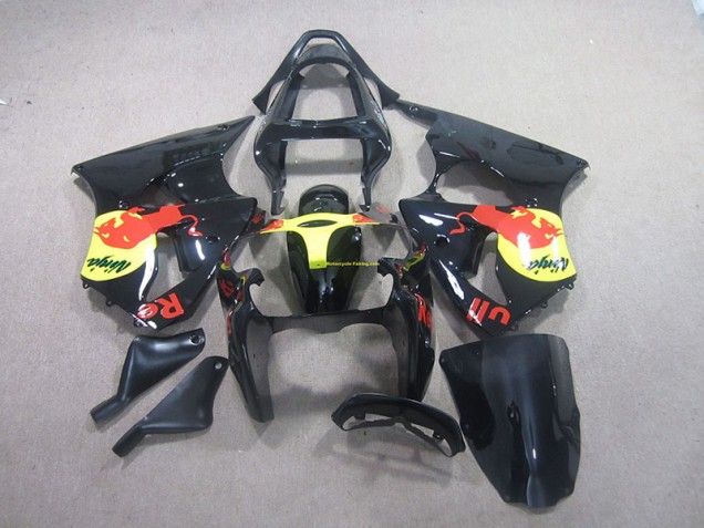 Carenados Moto ZX6R 00-02 - Negro Amarillo Red Bull Ninja Carenados Moto ZX6R 00-02 - Negro Amarillo Red Bull Ninja