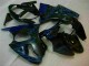 Carenados Moto ZX6R 00-02 - Negro con Azul Llama Carenados Moto ZX6R 00-02 - Negro con Azul Llama