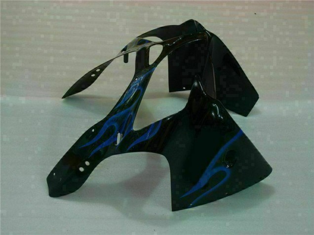 Carenados Moto ZX6R 00-02 - Negro con Azul Llama Carenados Moto ZX6R 00-02 - Negro con Azul Llama